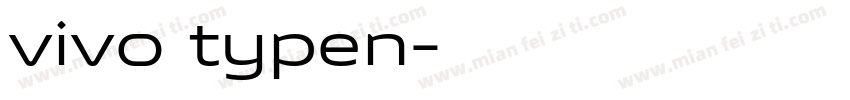 vivo typen字体转换